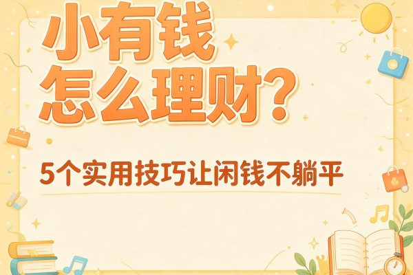 小有钱怎么理财？5个实用技巧让闲钱不躺平