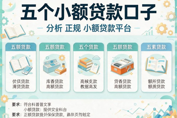 五个小额贷款口子，分析五个正规小额贷款平台
