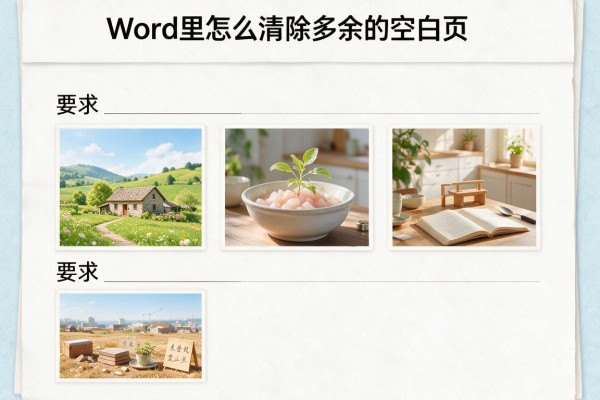 Word里怎么清除多余的空白页