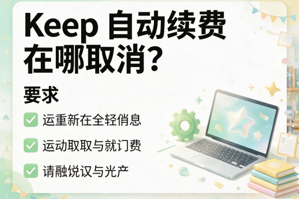 Keep自动续费在哪取消？