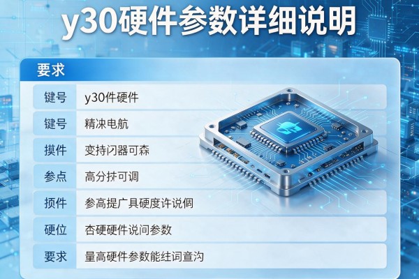 y30硬件参数详细说明？