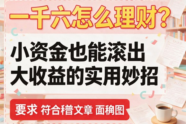 一千六怎么理财？小资金也能滚出大收益的实用妙招