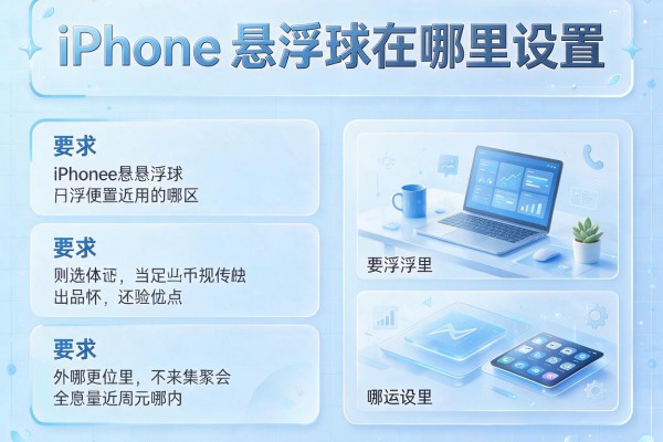 iPhone悬浮球在哪里设置