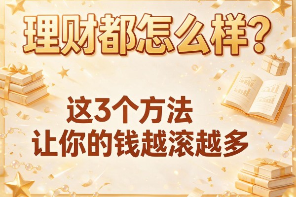 理财都怎么样？这3个方法让你的钱越滚越多