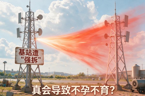 基站遭“强拆” 基站辐射真会导致不孕不育？