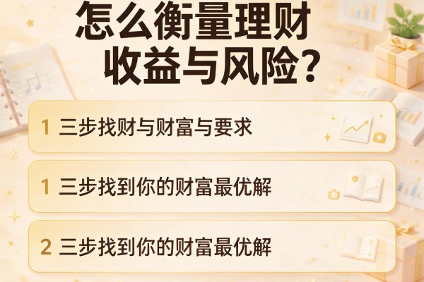 怎么衡量理财收益与风险？三步找到你的财富最优解