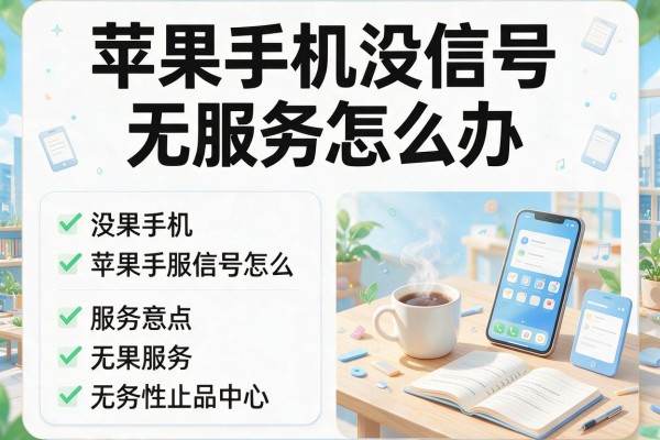 苹果手机没信号无服务怎么办？