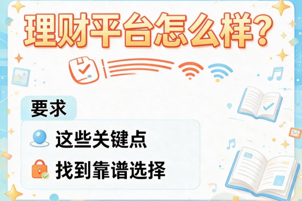 理财平台怎么样？这些关键点帮你避开坑、找到靠谱选择