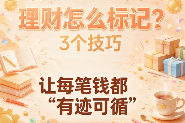 理财怎么标记？3个技巧让每笔钱都“有迹可循”