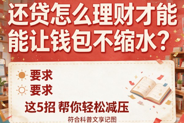 还贷怎么理财才能让钱包不缩水？这5招帮你轻松减压