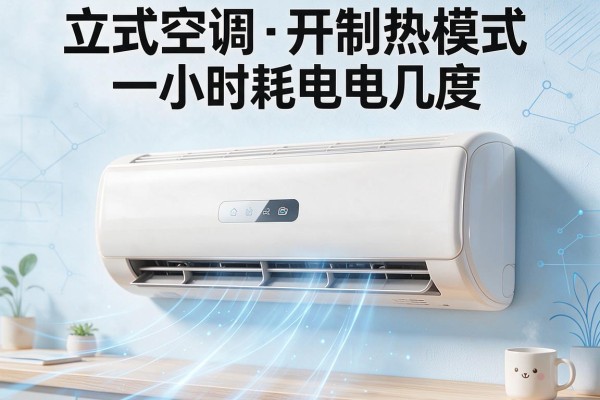 立式空调开制热模式一小时耗电几度