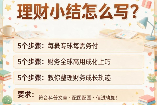 理财小结怎么写？5个步骤教你整理财务成长轨迹