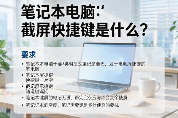 笔记本电脑截屏快捷键是什么？