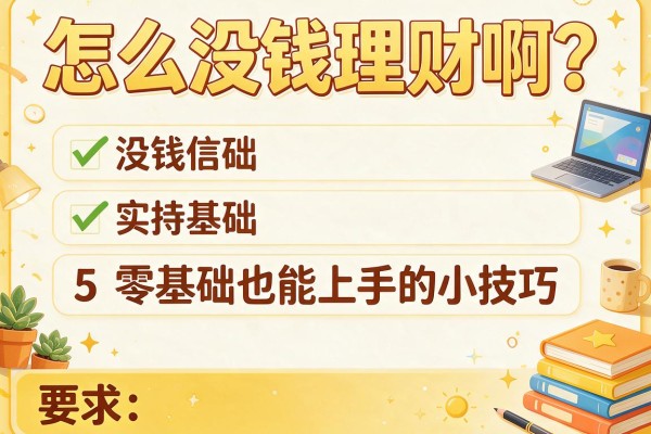 怎么没钱理财啊？5个零基础也能上手的小技巧