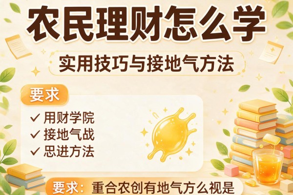 农民理财怎么学：实用技巧与接地气方法
