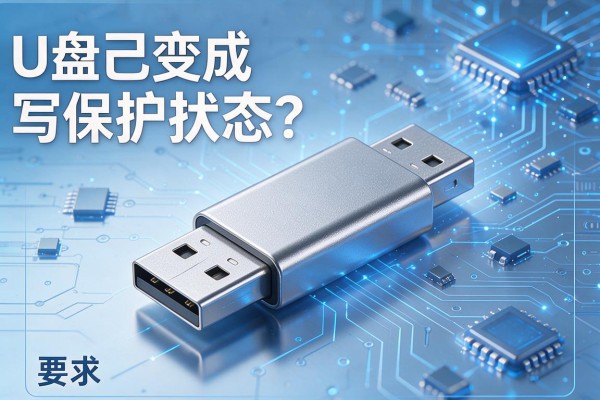 U盘自己变成写保护状态？