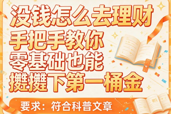 没钱怎么去理财手把手教你零基础也能攒下第一桶金