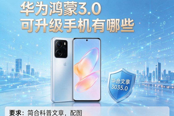 华为鸿蒙3.0可升级手机有哪些？