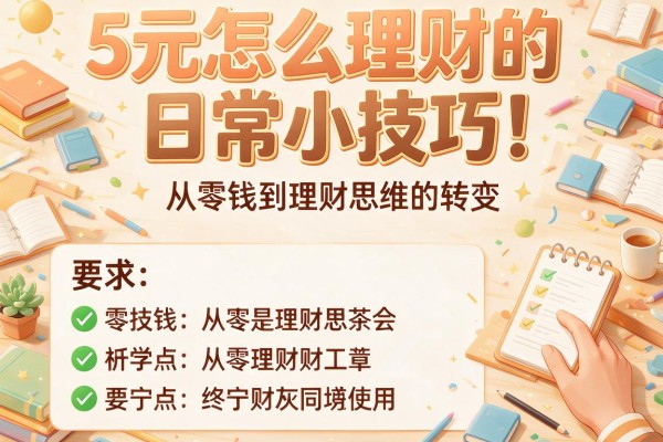 5元怎么理财的日常小技巧：从零钱到理财思维的转变