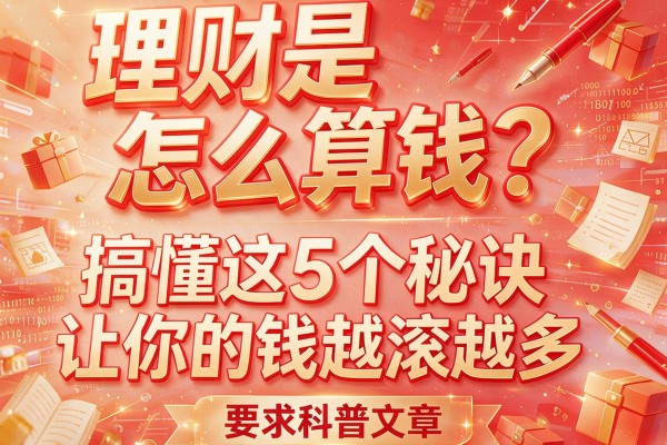 理财是怎么算钱？搞懂这5个秘诀让你的钱越滚越多