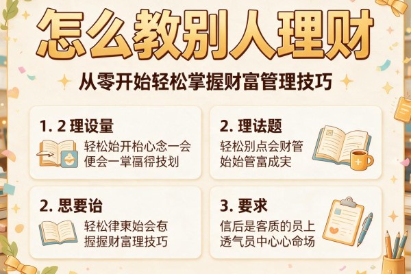 怎么教别人理财：从零开始轻松掌握财富管理技巧