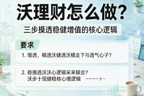 沃理财怎么做？三步摸透稳健增值的核心逻辑