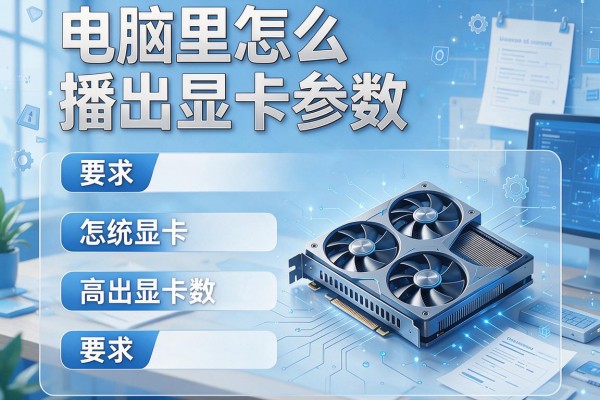 电脑里怎么看出显卡参数？