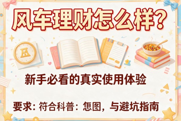 风车理财怎么样？新手必看的真实使用体验与避坑指南