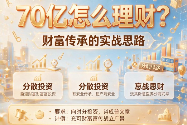70亿怎么理财？从分散投资到财富传承的实战思路