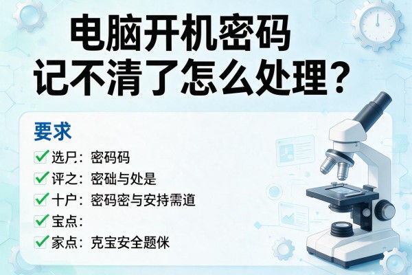 电脑开机密码记不清了怎么处理？