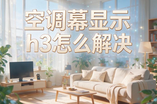 空调屏幕显示h3怎么解决
