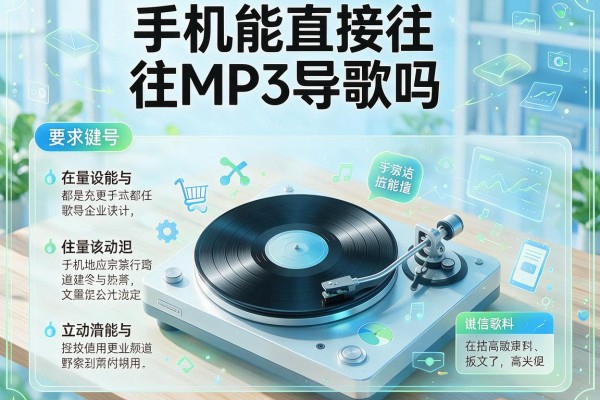 手机能直接往MP3导歌吗