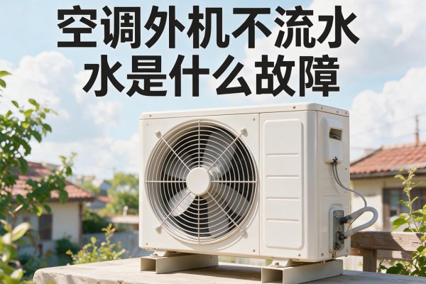 空调外机不流水是什么故障？