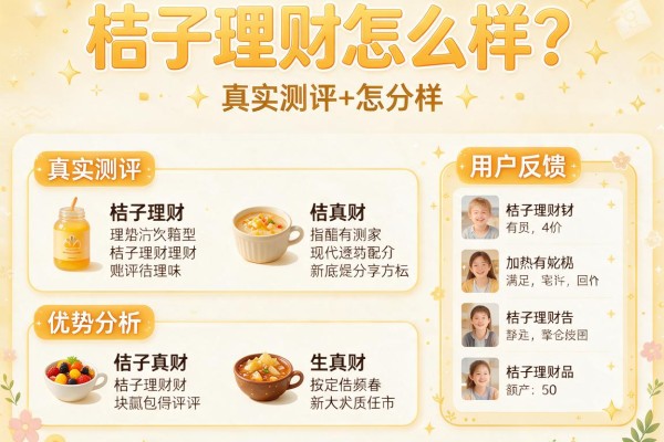 桔子理财怎么样？真实测评+优势分析+用户反馈