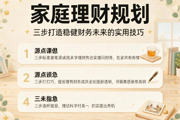 家庭理财规划：三步打造稳健财务未来的实用技巧