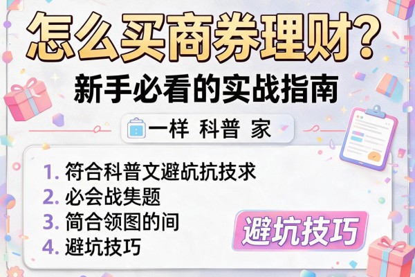 怎么买商券理财？新手必看的实战指南与避坑技巧