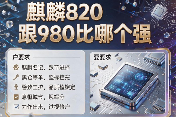 麒麟820跟980比哪个强？