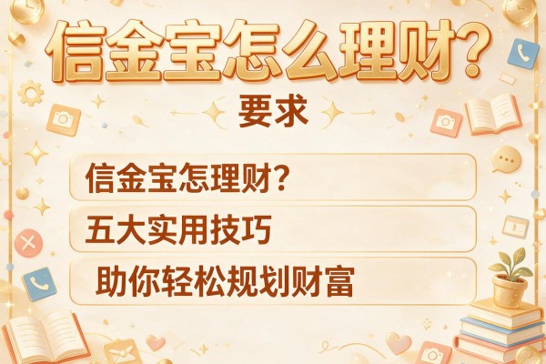 信金宝怎么理财？五大实用技巧助你轻松规划财富