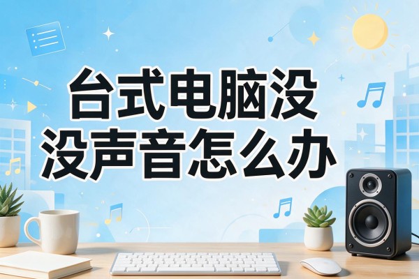 台式电脑没声音怎么办