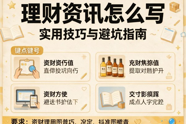 理财资讯怎么写：实用技巧与避坑指南