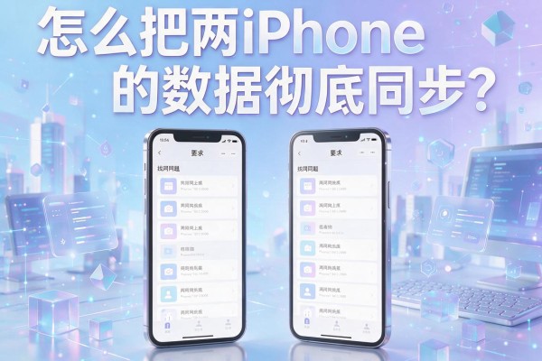 怎么把两台iPhone的数据彻底同步？