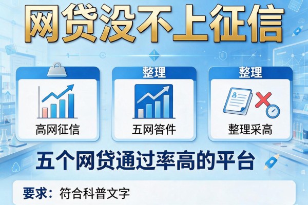 网贷没不上征信，整理五个网贷通过率高的平台