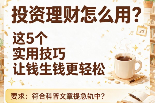 投资理财怎么用？这5个实用技巧让钱生钱更轻松