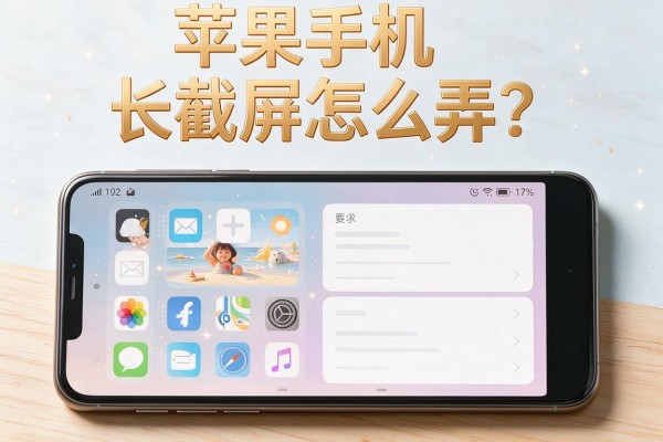 苹果手机长截屏怎么弄？