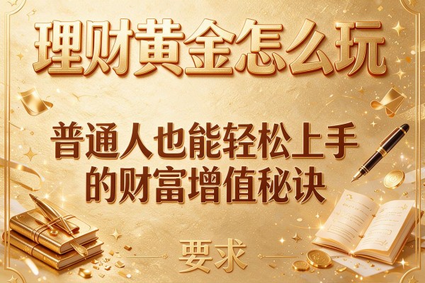理财黄金怎么玩：普通人也能轻松上手的财富增值秘诀