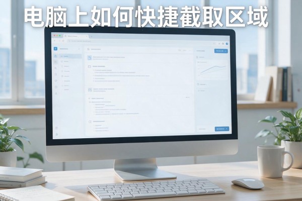 电脑上如何快捷截取区域？