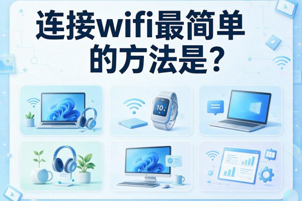 连接wifi最简单的方法是？