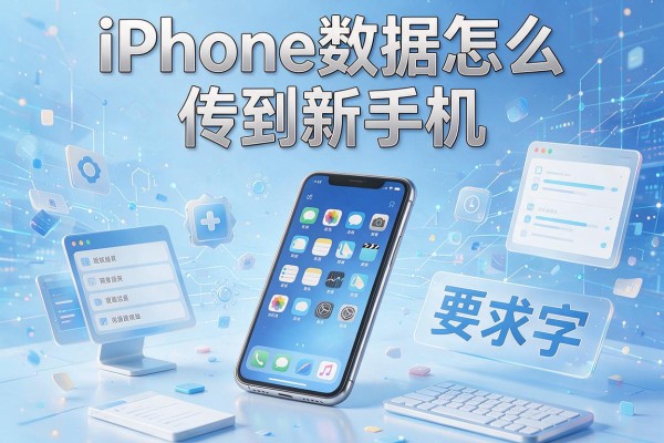 iPhone数据怎么传到新手机