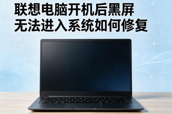 联想电脑开机后黑屏无法进入系统如何修复