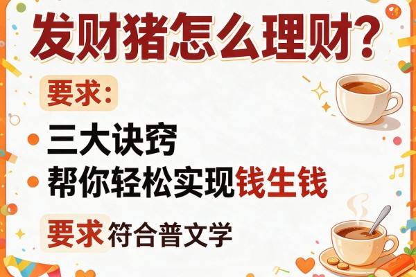 发财猪怎么理财？三大诀窍帮你轻松实现钱生钱